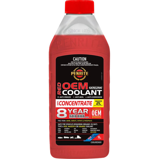 Penrite Red OEM Approved Coolant Concentrate 1L