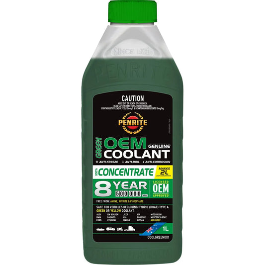 Penrite 7 Year Green Coolant Concentrate 1L